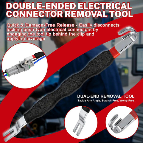 3 Piece Automotive Electrical Connector Pliers And Terminal Pin Removal Tool Set with ergonomic grip for car push tab plugs