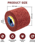 Nonwoven Flap Wheel For Surface Conditioning 120 Grit Drum 120 X 100 X 19 Mm Heavy Duty Pro Grade with dimensions in inches.