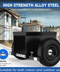 Moving Adjustable Panel Dolly With 10 Inch Solid Rubber Wheels 1000 Lbs Load Capacity Heavy Duty Material Handling For Panels Slabs Plywood Doors Granite Drywall And More Black, adjustable steel T-handle