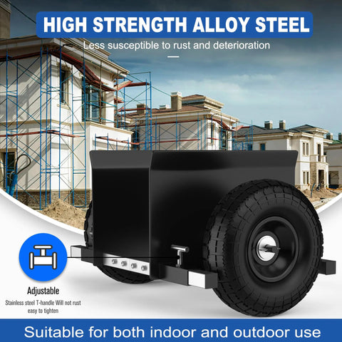 Moving Adjustable Panel Dolly With 10 Inch Solid Rubber Wheels 1000 Lbs Load Capacity Heavy Duty Material Handling For Panels Slabs Plywood Doors Granite Drywall And More Black, adjustable steel T-handle