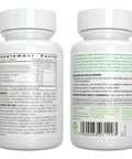 Back view of Red Algae Calcium Magnesium Complex With K2 D3 And Boron For Strong Bones And Bone Health Real Deal High Absorption