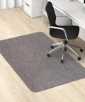Anti Slip Office Chair Mat For Hardwood Floors 36 By 48 Inches under an office chair in a home office setting