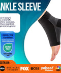Heavy Duty 20 To 30 MmHg Ankle Brace And Compression Socks For Men And Women showing ankle support sleeve design