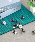 Heavy Duty Stainless Steel Shelf Brackets No Wobble For Cabinets And Glass Shelves, anti oxidation metal pegs displayed.