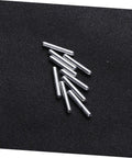 Image of 40Pcs Robot Drive Shaft Model Axle Kit For DIY Micro RC Cars Steering And Gear Systems Durable Metal Rods on black surface