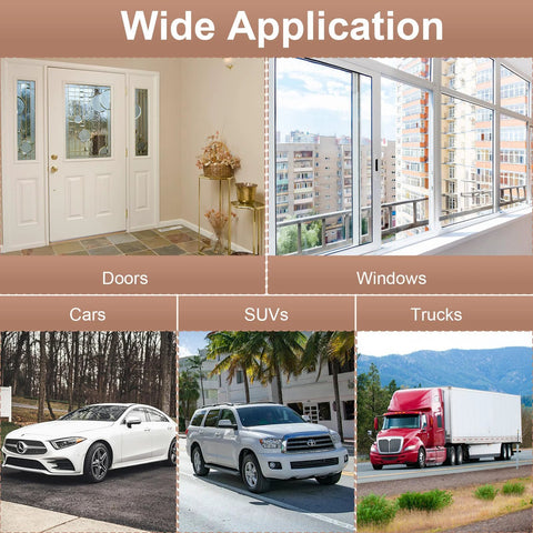 alophoty 10 ft rubber weather stripping door seal; D-shaped automotive weatherstripping for doors and windows