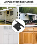 Push Open Cabinet Catch With Side Mounted Design For RV Cabinets And Home Use No Drill Easy Install Drawer And Door Latch