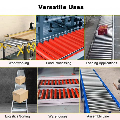Heavy Duty Polyurethane Belt Conveyor Rollers Set Of 10 Built Tough For Smooth Sliding Transmission Run Like A Champ Through High Traffic Warehouse Assembly Lines With Reliable Industrial Grade Durability Guaranteed
