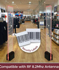 1000 White Paper Security Labels 1.5 X 1.5 Inch RF 8.2MHz Tech Fake Barcode Checkpoint Compatible Anti Theft Loss Prevention For Retail EAS Inventory