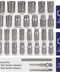 Bolt Extractor Kit Round Bolt Remover Set For Damaged Bolts And Screws Extractor Socket Set For Removing Rusted Screws