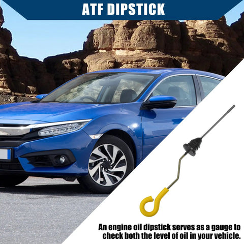 ATF Dipstick For Honda Civic 1992 2000 And Honda CR V 1997 2001 Del Sol 1993 1995 Durable Metal Black 1 Piece Replacement Tool