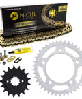 Drive Sprocket And Chain Combo For Honda Shadow Spirit 750 VT750DC; 17T front, 42T rear sprockets, 122-link chain, lubricant included