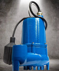 Automatic Cast Iron Sump Pump 115V One Half HP 4300 GPH With Tethered Switch For Residential Basements And Emergency Water Removal