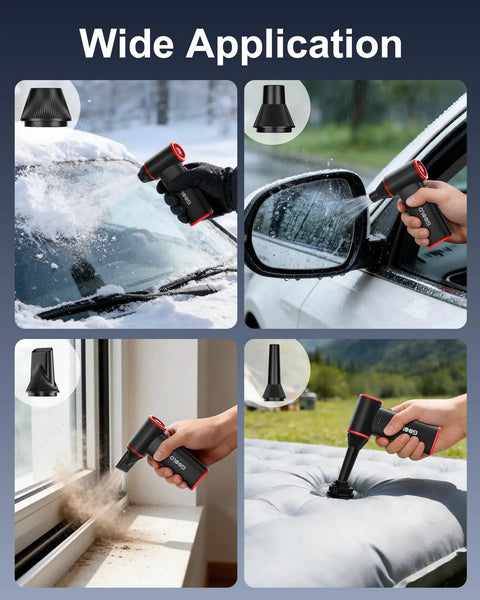 F3 Electric Air Duster Three Gear Power, 150000 RPM High Speed Blower For PC Keyboard Car And More, cordless use on various surfaces