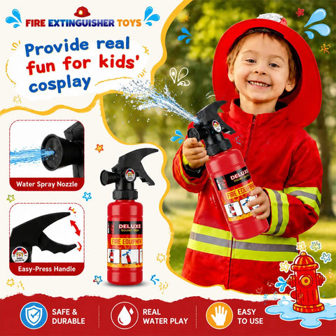 Rad Mini Fire Extinguisher Squirter Toys For Kids Pump Action Water Spray Guns Super Cool For Summer Pool Parties And Birthday Party Favors Bulk 12 Piece Set
