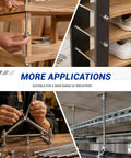 Heavy Duty M3 Threaded Rods Cutting 10 Inches In 304 Stainless Steel Featuring Fully Threaded Cores and Rust Proof Armor in workshop settings.