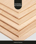Stack of Three Millimeter Baltic Birch Plywood One Eighth Inch By Twelve Inch By Twenty Inch BB Grade Six Pack Ready For Glowforge
