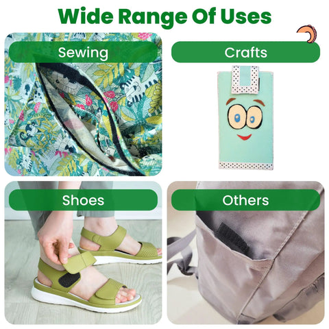 Wide range of uses for Sticky Back Fabric Strips With Adhesive No Sew Stick On Hem Tape For Clothes Curtains Heavy Duty.