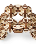 Flexi Cubus Brainteaser 3D Mechanical Wooden Puzzle Mind Bending Reconfigurable Cube For Adults And Teens Anti Stress Desk Toy With An Intricate Skeleton Sphere Design And Endless Shape Shifting Fun, wooden cube form