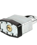 Keyed Alike Laminated Steel Padlocks Pack Of 10 With Short Shackle Hardened Steel Lock Body Brass Cylinders 4 Pin