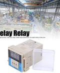 Adjustable Timing Component For Industrial Automation And Machinery With 3D LED Digital Display Time Relay Digital Setting Cycle Delay Control Unit DC12V Compatible Low Power Draw Pro Grade Timing Rock Solid Build Heavy Duty Reliability, digital time relay for control panels