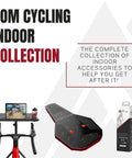 Front Wheel Riser Block For Indoor Bike Trainers With Three Height Levels to Level Your Front Wheel On Wahoo Kickr Setup