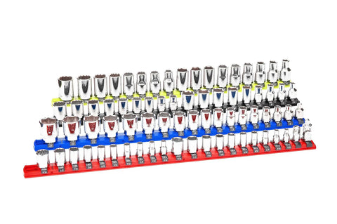 Must Have Twist Lock Magnetic Tool System Organizer Holds Up To 126 Tools With Magnetic Clips, displayed on white background