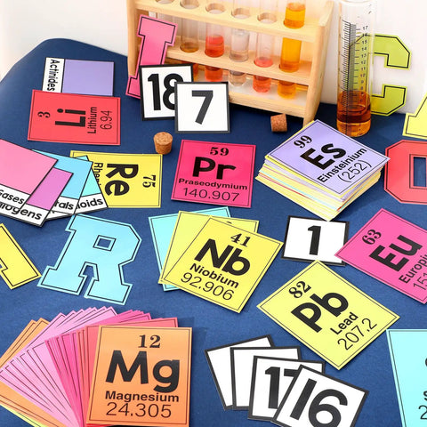 171 Piece Science Bulletin Board Set For Chemistry Periodic Table Posters And Classroom Decor With 171 Cutouts And Glue Points
