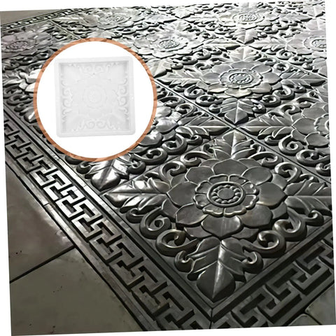DIY Landscaping Edging Paver Molds For Concrete Paths And Patio Stones Garden Paving Forms Easy To Use Floor Mold Kit