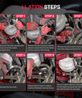 Installation steps for Straight Swap Engine Coolant Expansion Reservoir Overflow Tank For Mini Cooper 2002 Through 2008 1.6L L4.