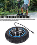 800W Rear Hub Motor Wheel Replacement For SmartGyro Scooter with 10x2.75 Inch 6.5 Inch rubber wheel on pathway