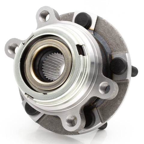 Front Wheel Bearing And Hub Assembly For Nissan Altima 2007 2008 2009 2010 2011 2012 2.5L 4 Cylinder Models Only And 2013 S Coupe 5 Lug With ABS Replacement OEM Grade