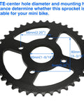 40T Beefy Mini Bike Sprocket With 40mm Bore For Coleman BT200X CT200U EX CT200U EXR Baja Warrior TrailMaster Massimo MB165 MB200 Axis M200