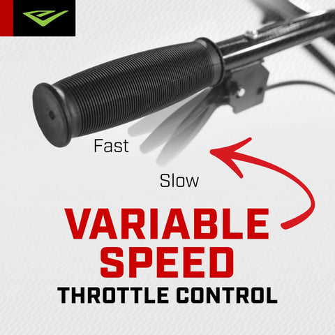 Variable speed throttle control of Mini Tiller Cultivator With 33cc 2 Cycle Viper Engine, Gear Drive Transmission
