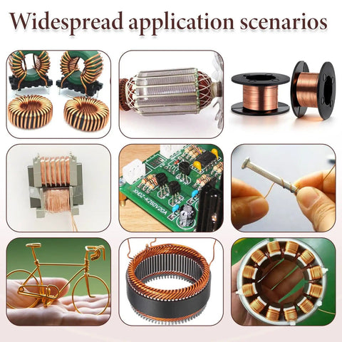 Widespread uses of Two Pack 0.1mm Enameled Copper Solder Wire for PCB and Cell Phone Motherboard Repair High Conductivity Soldering Wire