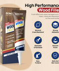 Image of Your Go To Wood Patching Essentials Features Fast Cure Paintable Putty in a 6.15 oz tube with packaging details.
