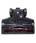Bottom view of Genuine Shark Rotator Motorized Floor Nozzle Attachment for Lift Away Upright Vacuums showing brush and wheels