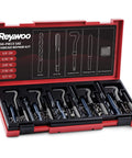Heavy Duty SAE Helicoil Thread Repair Kit With HSS Drill Bits And Taps, sizes from 1/4 to 1/2 inch, including wire inserts and tools