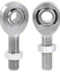Half Inch Heim Joint Rod End Kit Chromoly Beefed Up Heavy Duty Left Hand Thread And Right Hand Thread Rod Ends With Jam Nut Panhard Rod End Kit Replacement For Off Road Trucks SUVs, pair with jam nut