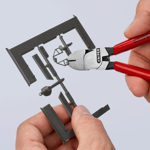 Diagonal Flush Cutters With Spring Action For Clean Flush Cuts On Sprues And Plastic Parts Non Beveled Cutting Face For Precise Model Making And Electronics Work For DIYers And Hobbyists trimming plastic sprues