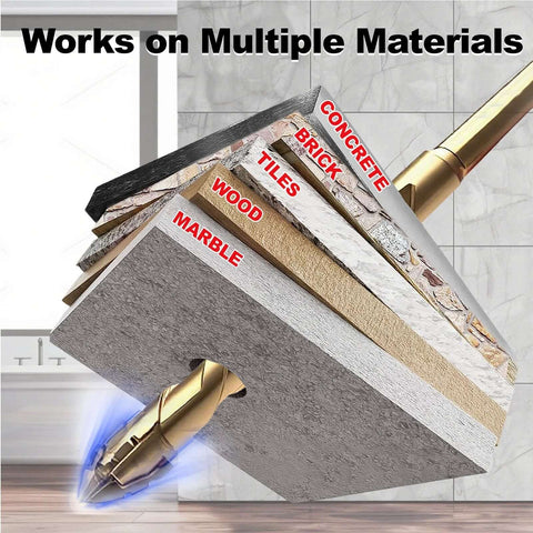 LITDDDW 10pc masonry drill bit set for concrete, brick, tile, marble; 3/16–1/2 in; Amazon Brand