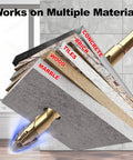1/4 Inch Masonry Drill Bit Set 5 Pack With Carbide Tips drilling through concrete, brick, tile, wood, marble layers