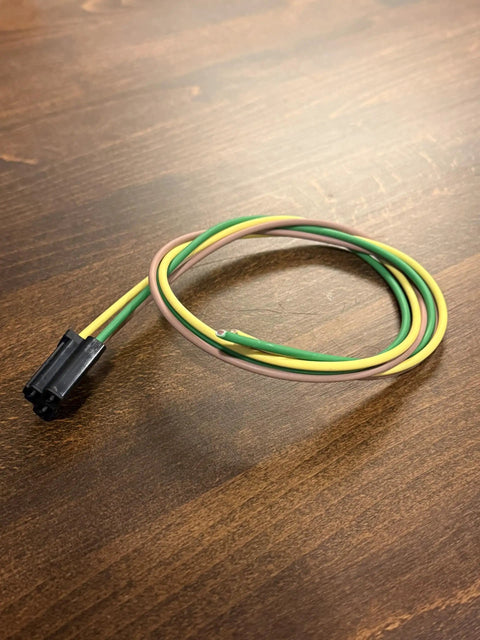 Heavy Duty Headlight Floor Dimmer Switch With Thick 14 Gauge Wiring Harness Pigtail And Straight Plug Connector For Gm Vehicles and Slick Plug and Play Rig.