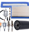 All In One RV Generator Tune Up Kit with Oil Filter 122-0836, Air Filter 140-3116, Fuel Filter 149-2341-01, and Electric Fuel Pump E11015
