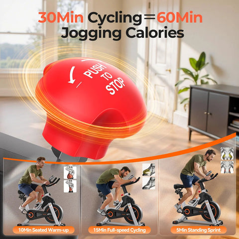 YOSUDA magnetic indoor cycling bike in grey with tablet holder and 350 lb capacity