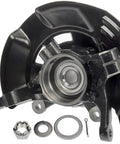 Front Left Wheel Bearing And Hub Assembly For 2011 Hyundai Sonata 2.4L, heavy duty with mounting hardware visible.