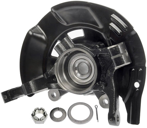 Front Left Wheel Bearing And Hub Assembly For 2011 Hyundai Sonata 2.4L, heavy duty with mounting hardware visible.