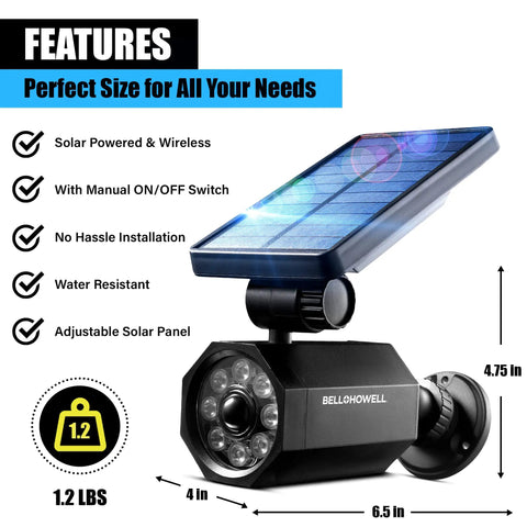 Motion Sensor Solar Spotlight For Outdoors Waterproof Landscape And Yard Lights Super Bright LED Garden Path Lighting