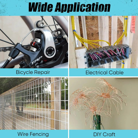 Heavy Duty Cable Cutter Seven And A Half Inch For Wire Rope And Aircraft Cables Cuts Up To Five Thirty Second Inch Diameter applications.