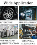 Wide applications of Pro Grade CE1 Closed End Crimp Connectors Kit for automotive and marine appliances.